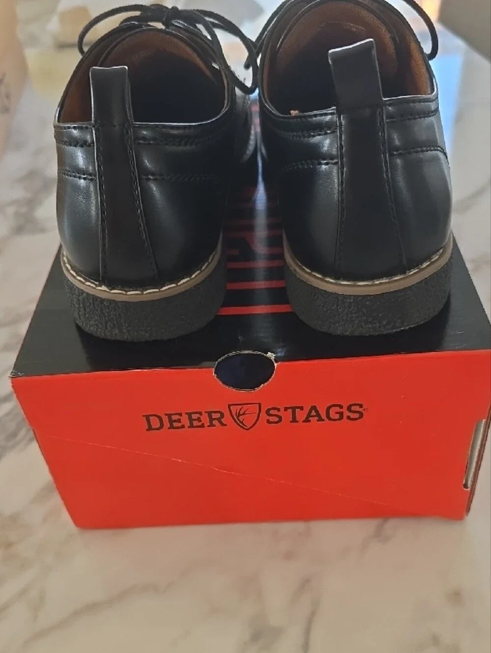 Deer Stags Boys' Lace-up Dress Comfort Oxford Formal Kids’ Shoes